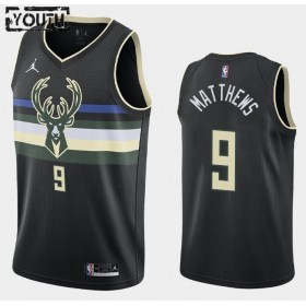 Maillot NBA Milwaukee Bucks Wesley Matthews 9 2020-21 Jordan Brand Statement Edition Swingman - Enfant